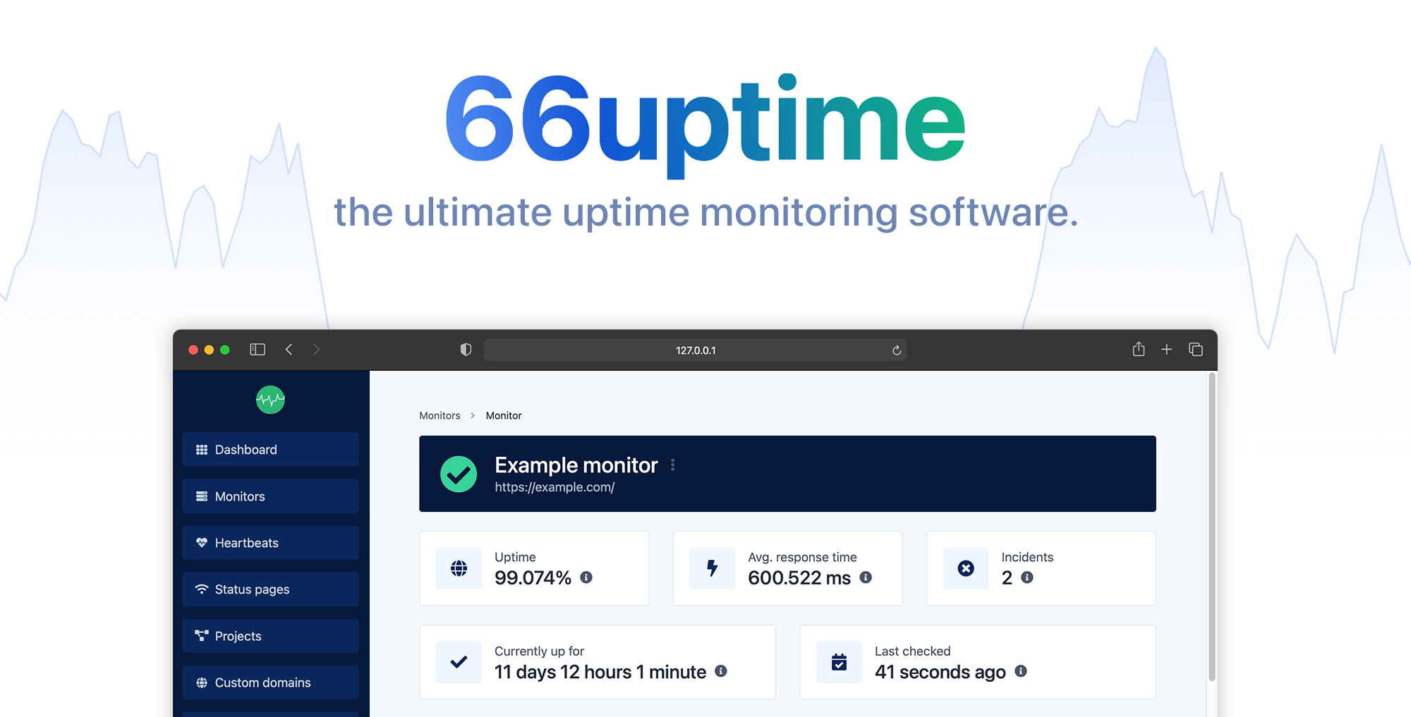 66Uptime  Uptime & Cronjob Monitoring software [Extended License]